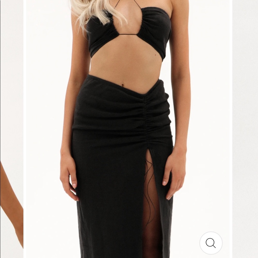 Natalie Rolt Set -Bellini Crop Top and Kaia Skirt